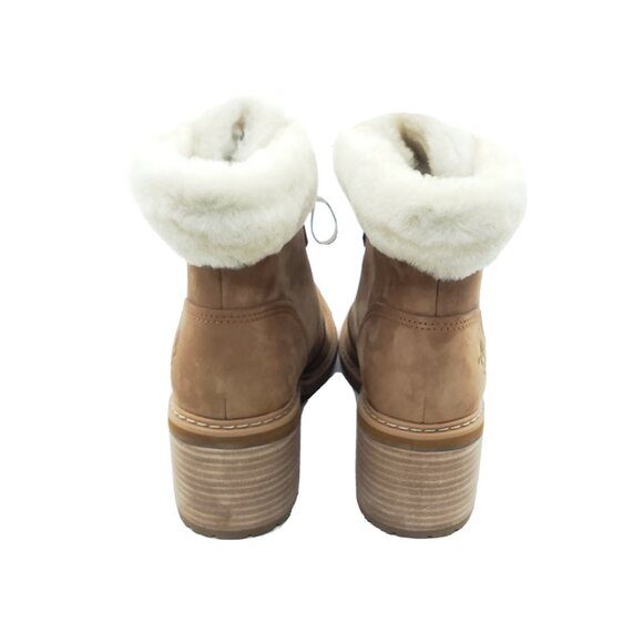 Timberland Sienna High Waterproof Tan Nubuck Leather Ankle Boots Womens US 7 - Picture 6 of 11